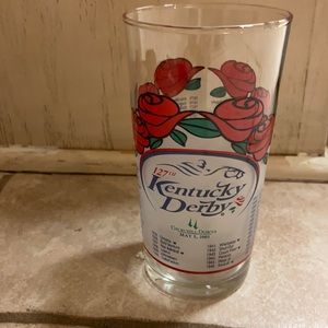 127th Kentucky derby glass